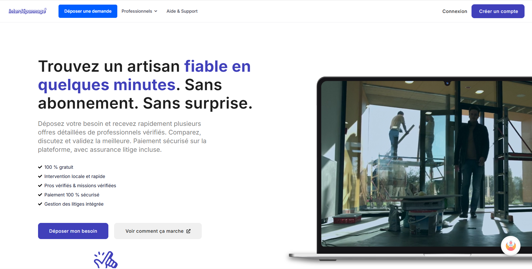 Bannière Interdepannage